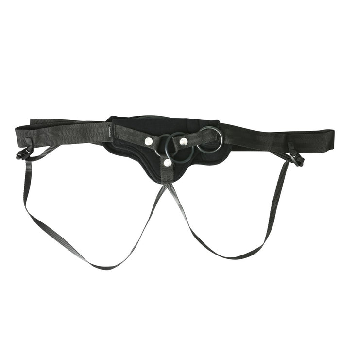 Sportsheets Curvy Collection Divine Plus Size Adjustable Strap-On Harness Black