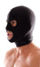 Fetish Fantasy Series Spandex 3-Hole Hood Black
