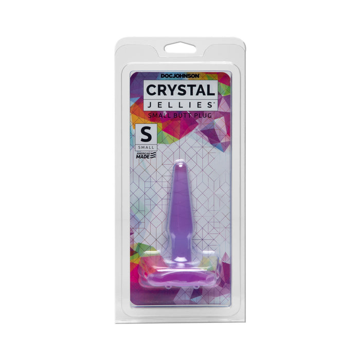 Crystal Jellies - Butt Plug Purple Small