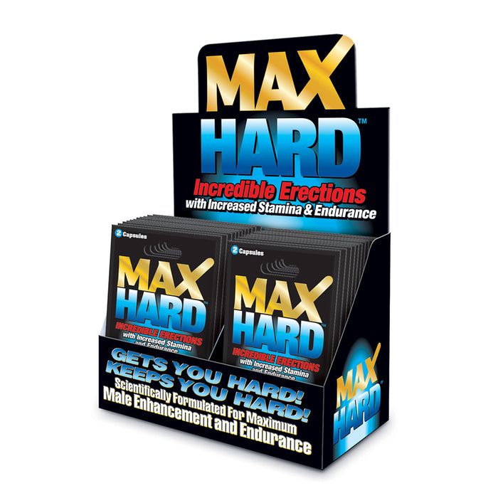 MaxHard Enhancement Capsules 2-Pack 24-Piece Display