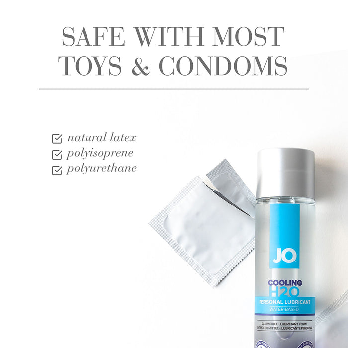 JO H2O Cooling Water-Based Lubricant 4 oz.