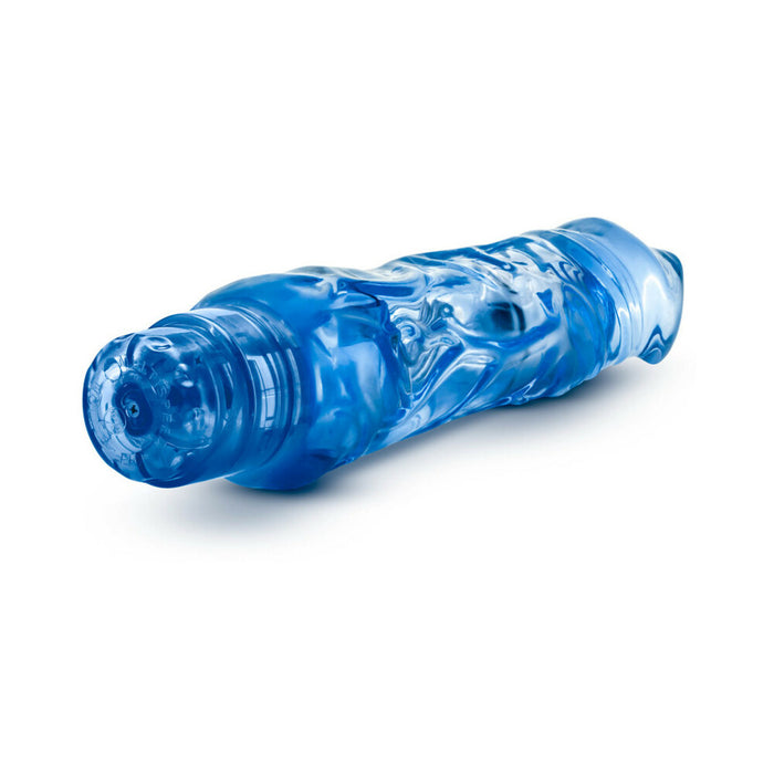 Blush Naturally Yours Wild Ride Realistic 9 in. Vibrating Dildo Blue