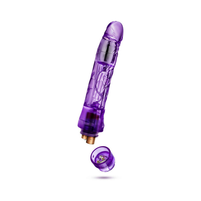 Blush Naturally Yours Mambo Vibe Realistic 9 in. Vibrating Dildo Purple