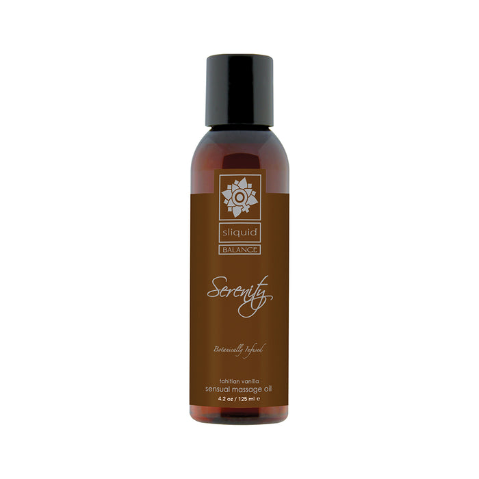 Sliquid Organics Balance Massage Oil Seduction (French Vanilla) 4.2oz