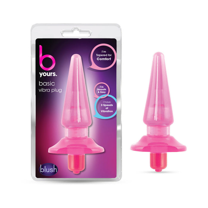 Blush B Yours Basic Vibra Plug Pink