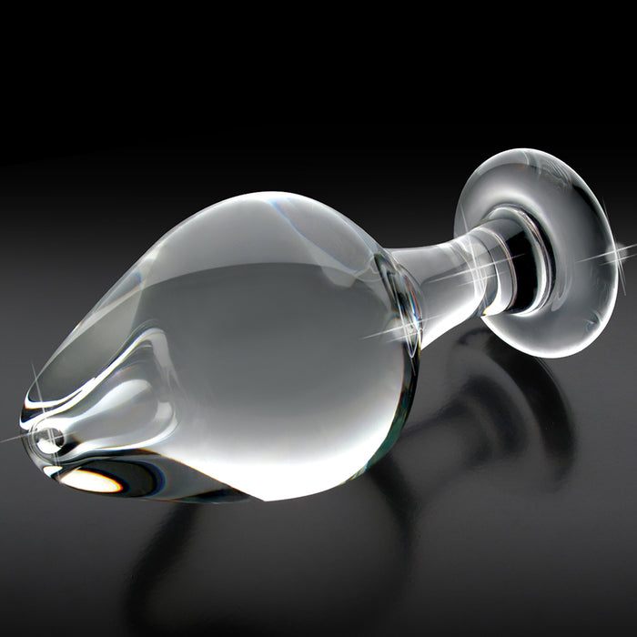 Pipedream Icicles No. 25 Glass Anal Plug 3.5 in. Clear