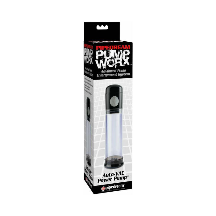 Pipedream Pump Worx Auto-VAC Power Pump Clear/Black
