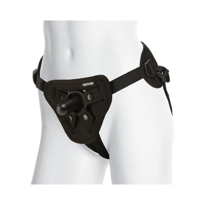 Vac-U-Lock Platinum - Supreme Harness - With Plug Black