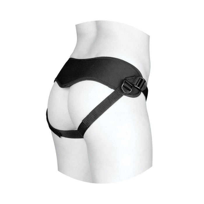 Vac-U-Lock Platinum - Supreme Harness - With Plug Black