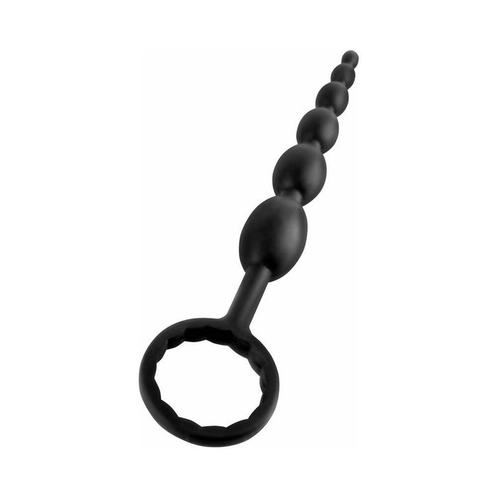 Pipedream Anal Fantasy Collection Silicone First-Time Fun Beads Black