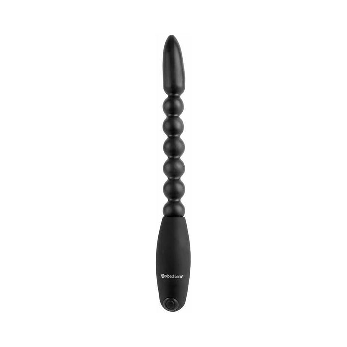 Pipedream Anal Fantasy Collection Vibrating Bendable Flexa-Pleaser Power Beads Black