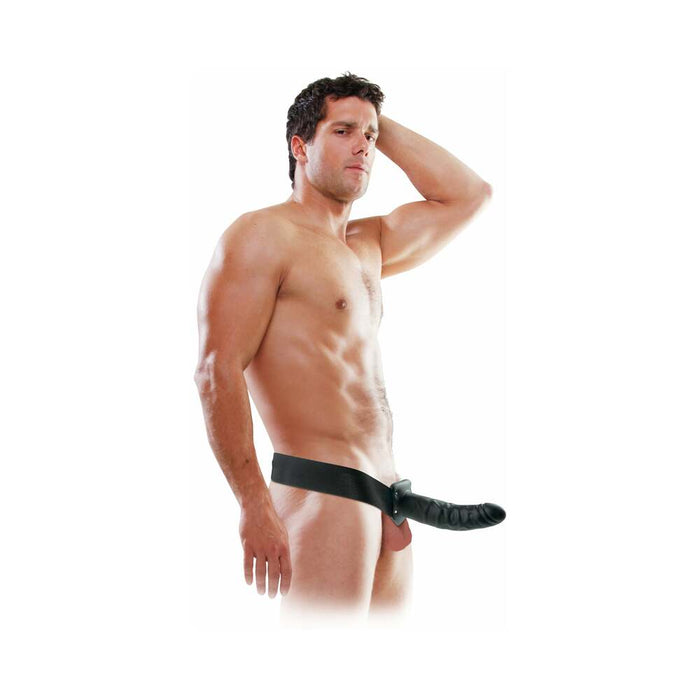 Pipedream Fetish Fantasy Series 8 in. Hollow Strap-On Black