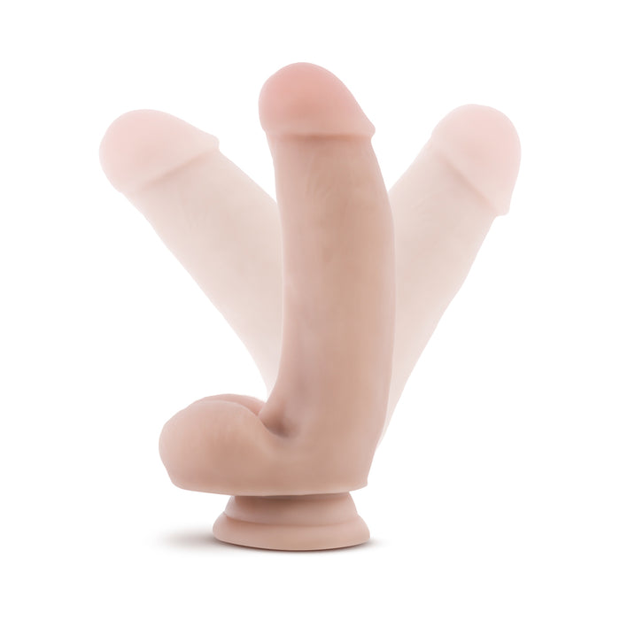 Coverboy The Pizza Boy Realistic 7 in. Dildo with Balls & Suction Cup Beige