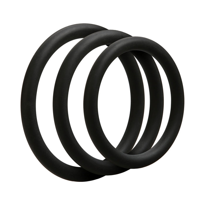 OptiMALE  3 C-Ring Set  Thin Black