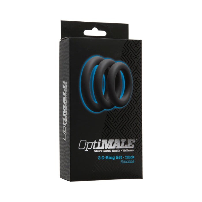 OptiMALE  3 C-Ring Set  Thick Slate