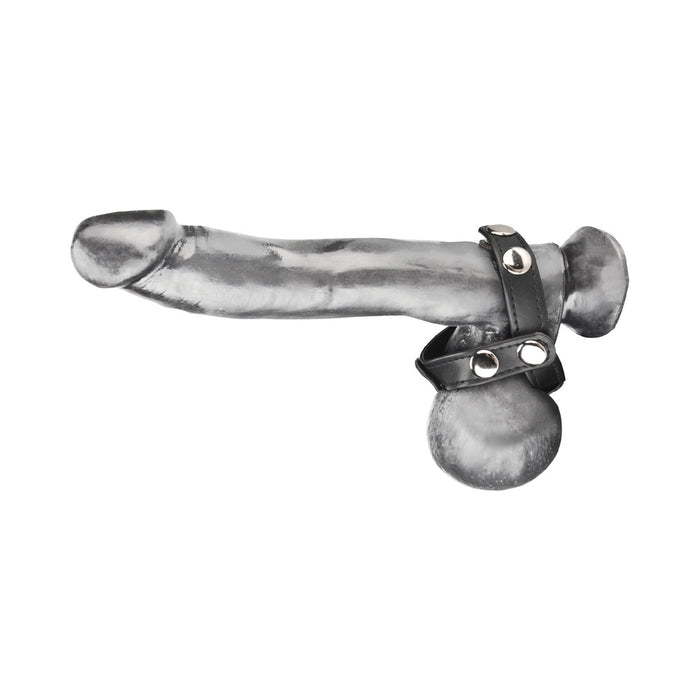 Blue Line C&B Gear T-style Cock Ring with Ball Divider