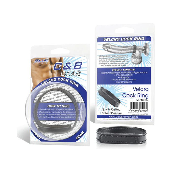 Blue Line C & B Gear Velcro Cock Ring