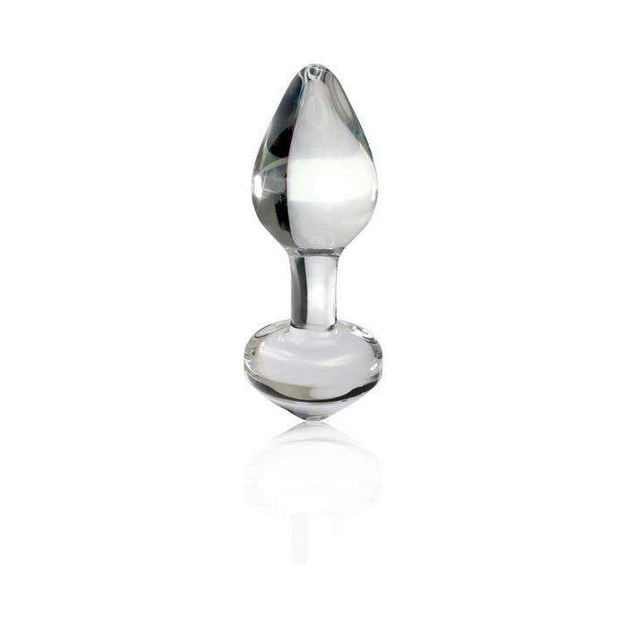 Pipedream Icicles No. 44 Glass Anal Plug 3.25 in. Clear