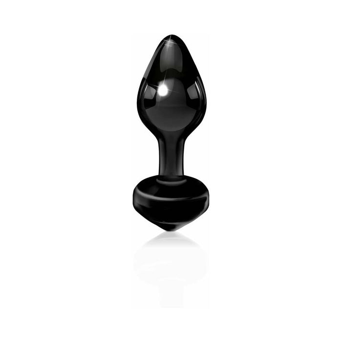 Pipedream Icicles No. 44 Glass Anal Plug 3.25 in. Black