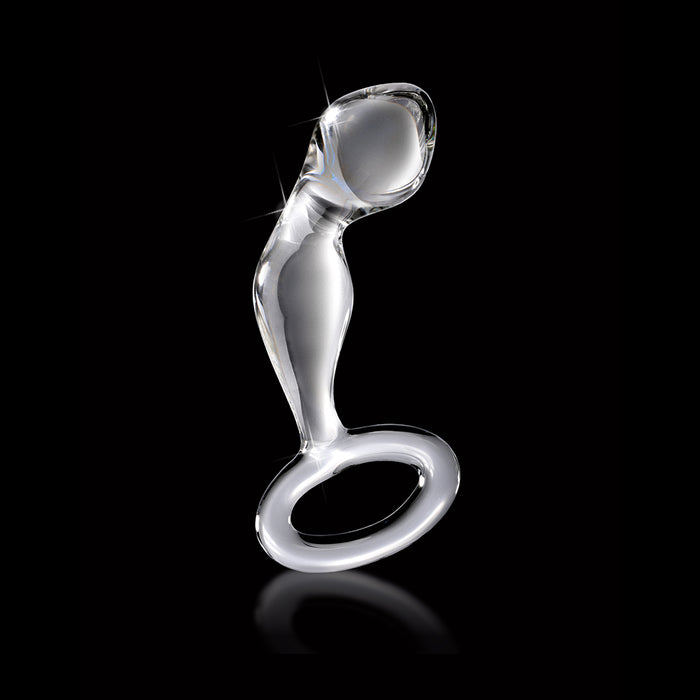 Pipedream Icicles No. 46 Glass Prostate Massager 3.5 in. Clear