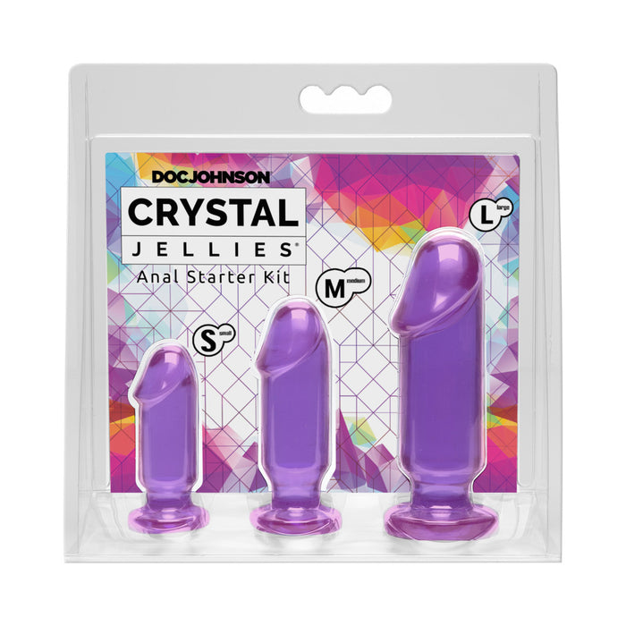 Crystal Jellies  Anal Starter Kit Purple