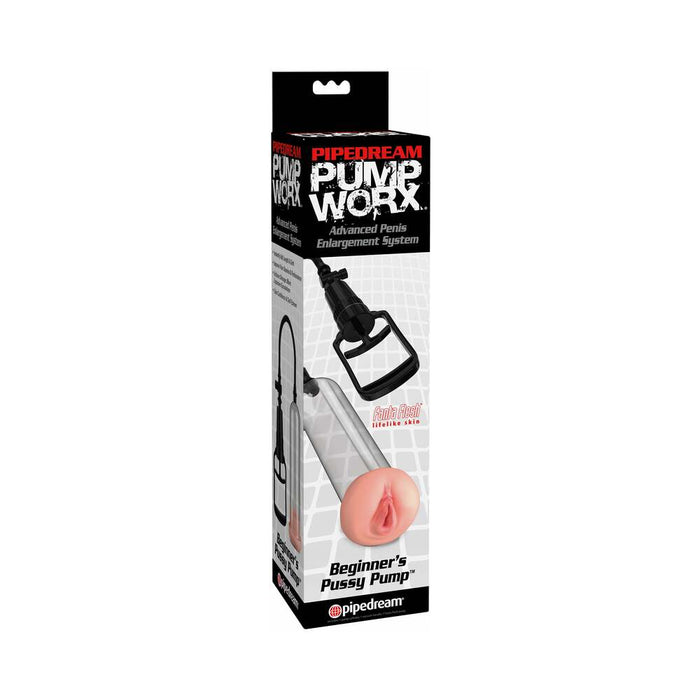 Pipedream Pump Worx Beginner's Pussy Pump Beige/Clear