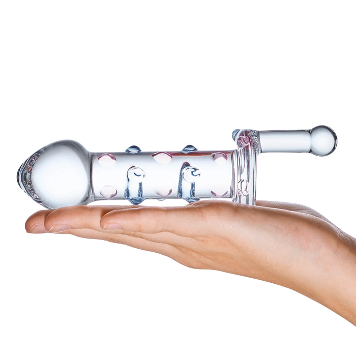 Glas 6.5 in. Candy Land Juicer Rotating Dildo