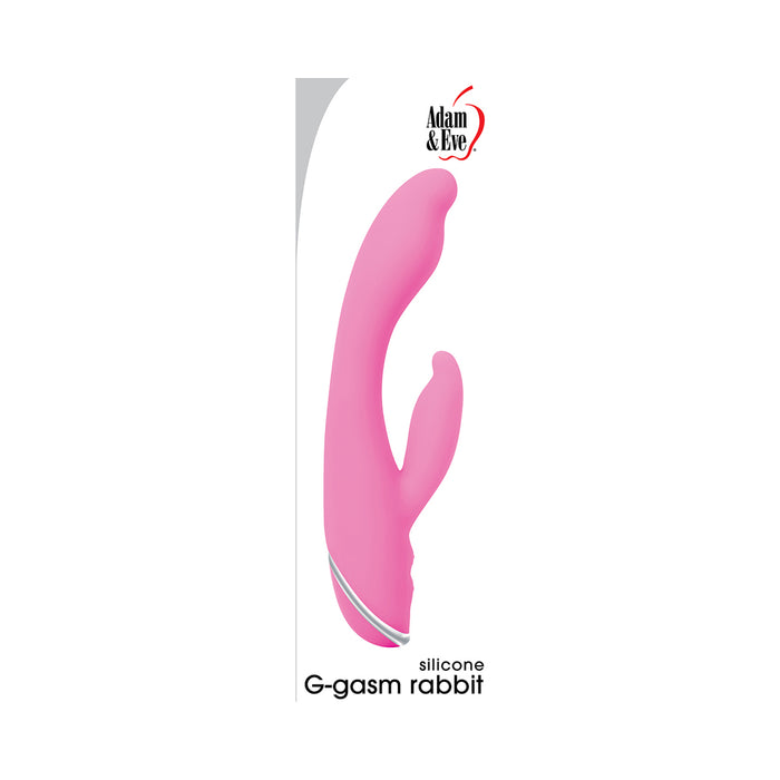 Adam & Eve G-Gasm Silicone Rabbit Vibrator Pink