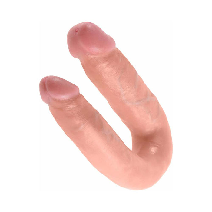 Pipedream King Cock Double Trouble Medium 5.5 in. Realistic Dual-Ended Dildo Beige