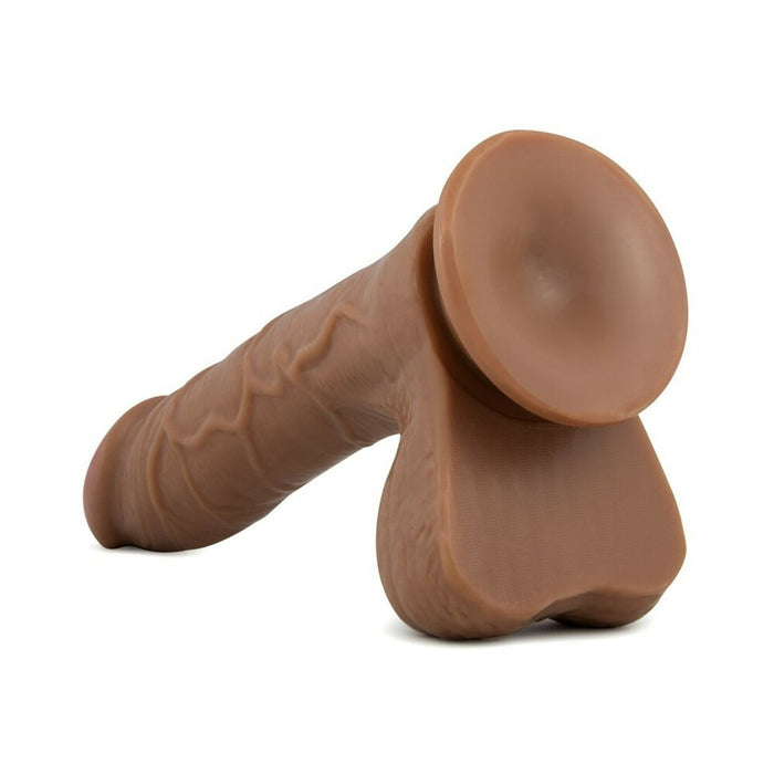 Blush X5 Grinder Realistic 8.5 in. Dildo with Balls & Suction Cup Tan