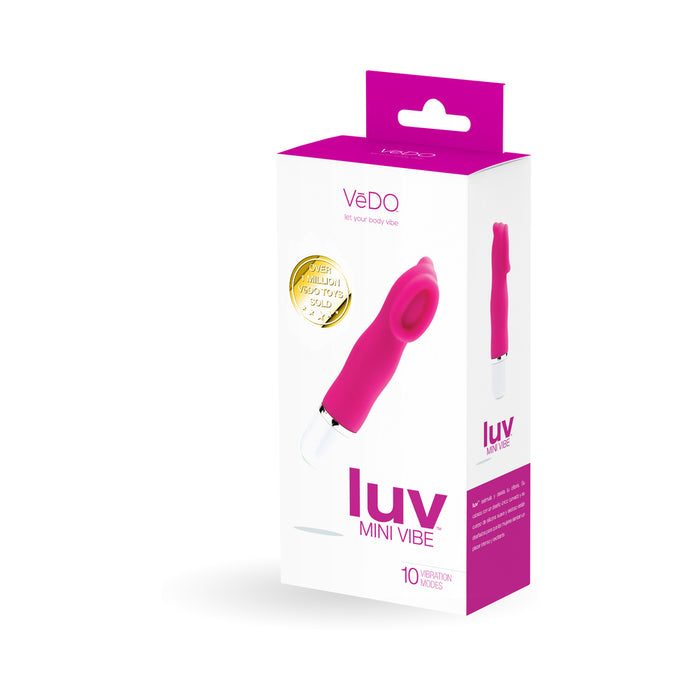 VeDO Luv Mini Vibe Hot In Bed Pink