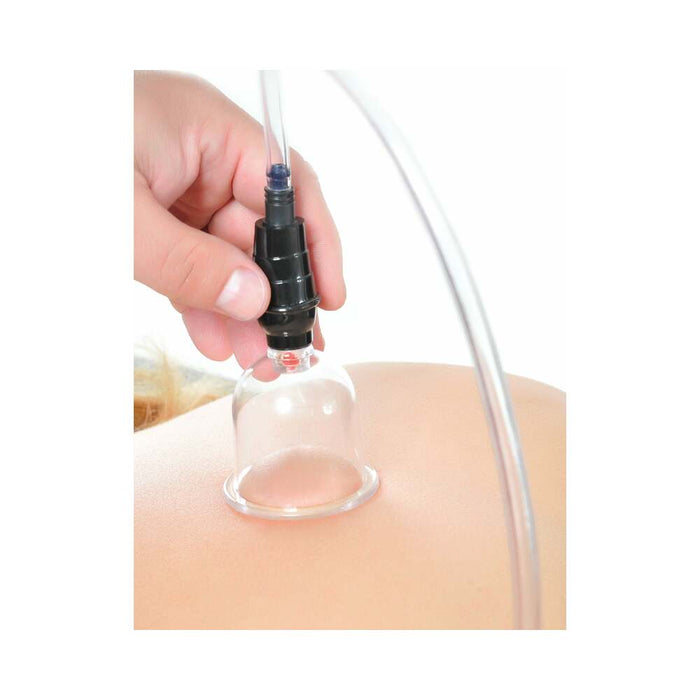 Fetish Fantasy Series Beginner's 6-Piece Cupping Set Clear/Black