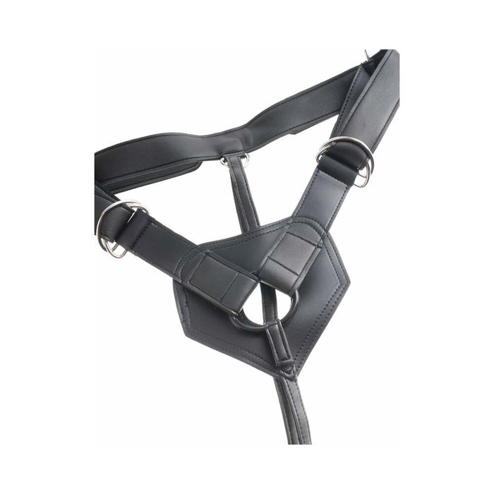 Pipedream King Cock Strap-On Harness With 7 in. Cock Beige