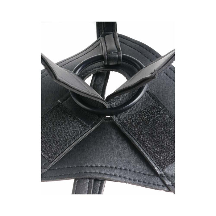 King Cock Strap-On Harness With 8 in. Cock Beige