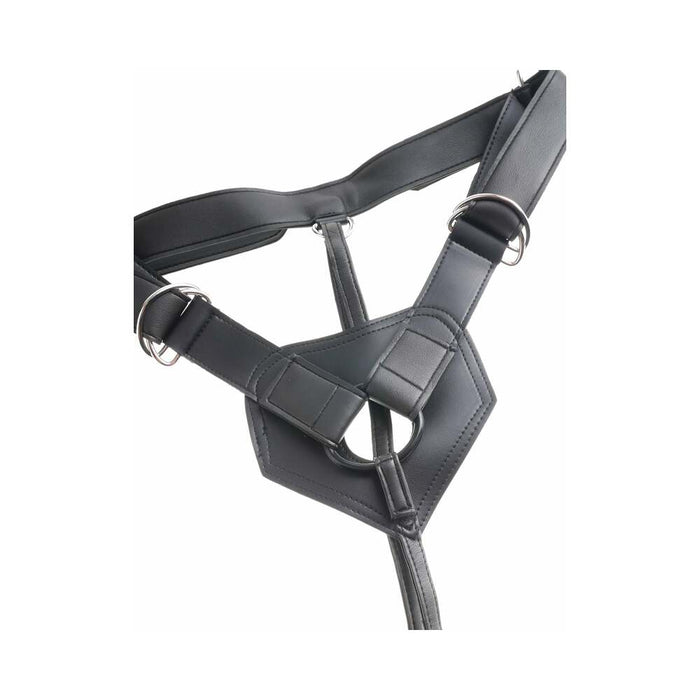King Cock Strap-On Harness With 8 in. Cock Beige