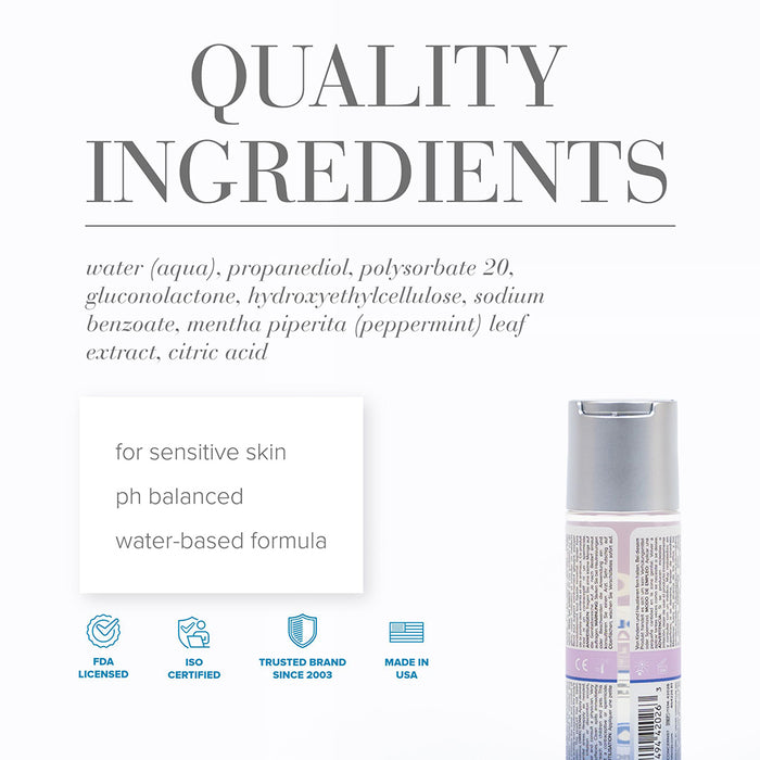 JO Agape Cooling Water-Based Lubricant 2 oz.