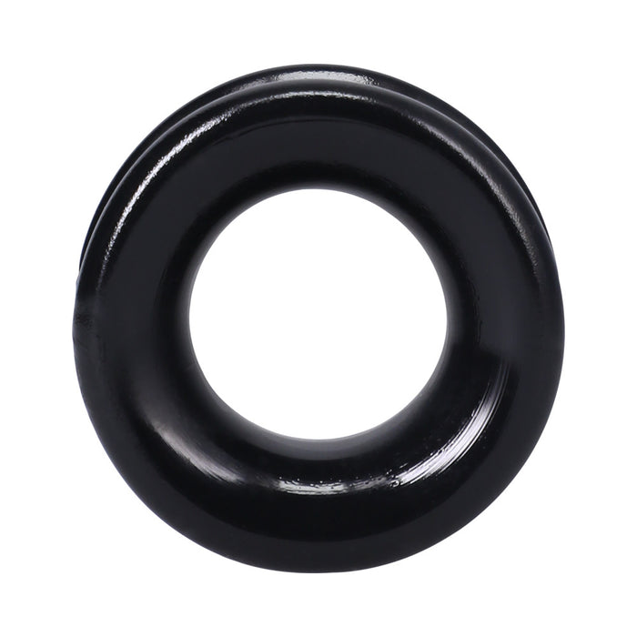 Rock Solid Convex Black C Ring in a Clamshell