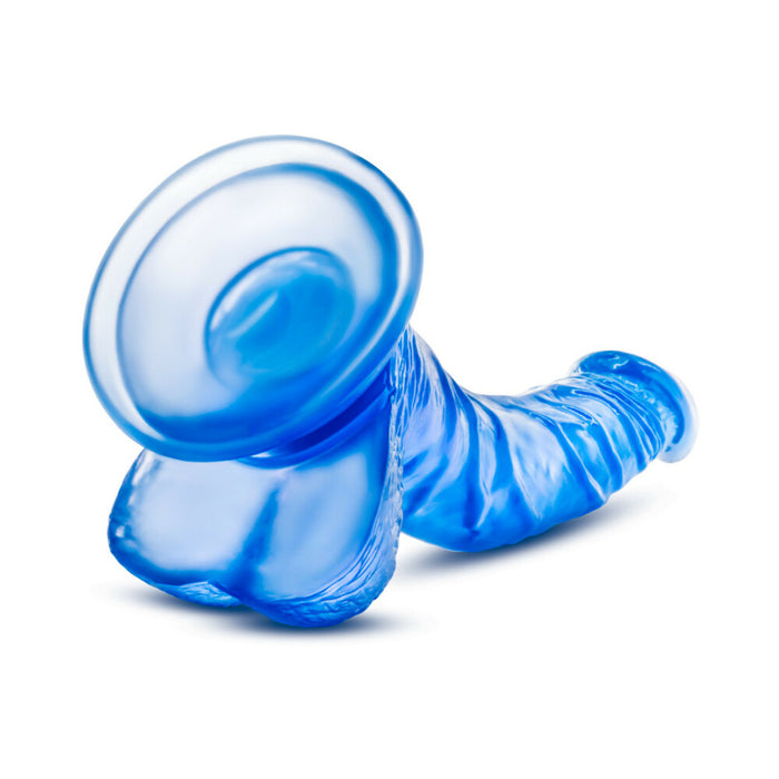 Blush B Yours Sweet 'n Hard 7 Realistic 8.5 in. Dildo with Balls & Suction Cup Blue