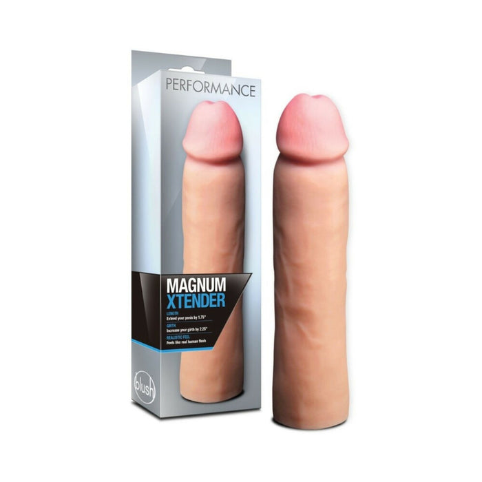 Blush Performance Magnum Xtender 1.75 in. Penis Extender Sleeve Beige