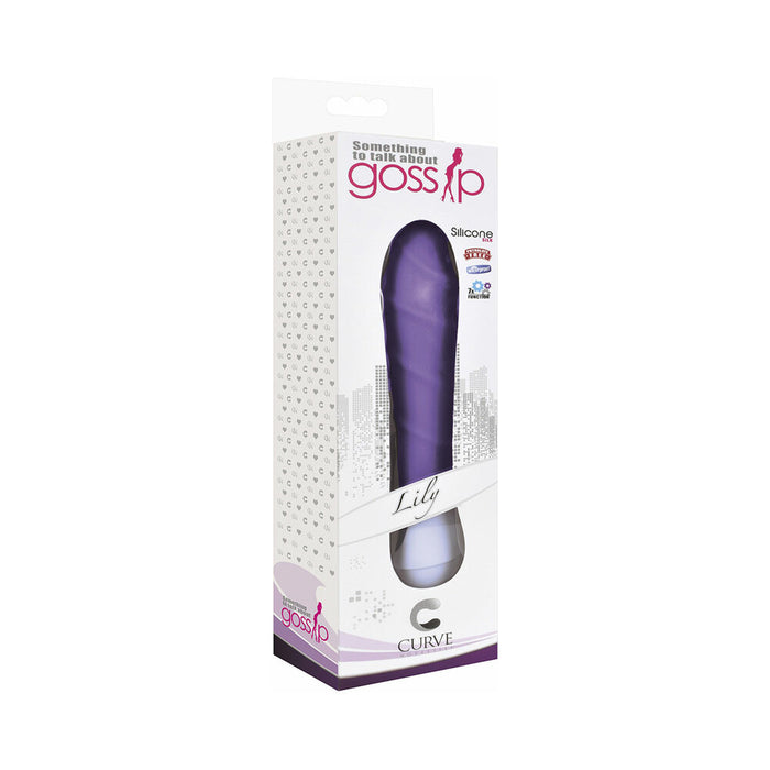 Curve Toys Gossip Lily Waterproof Silicone G-Spot Vibrator Violet