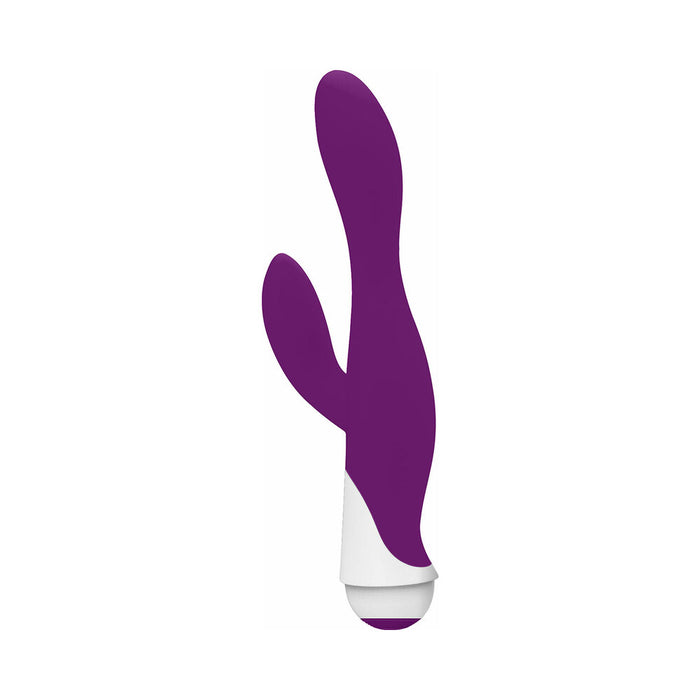 Curve Toys Gossip Serena Waterproof Silicone Dual Stimulation Vibrator Violet