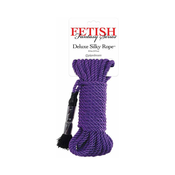 Pipedream Fetish Fantasy Series Deluxe Silk Rope 9.75 m / 32 ft. Purple