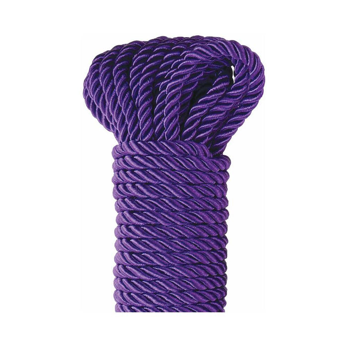 Pipedream Fetish Fantasy Series Deluxe Silk Rope 9.75 m / 32 ft. Purple