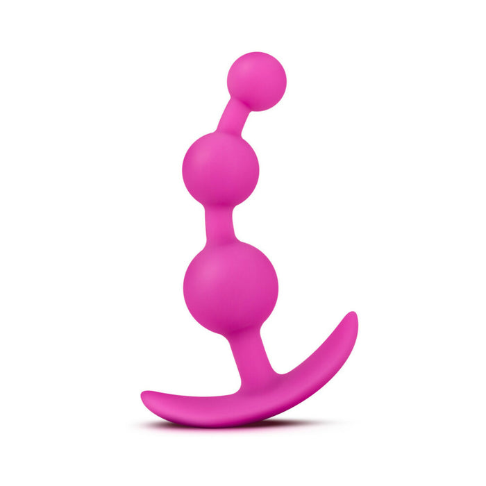Blush Luxe Be Me 3 Silicone Anal Beads Plug Pink