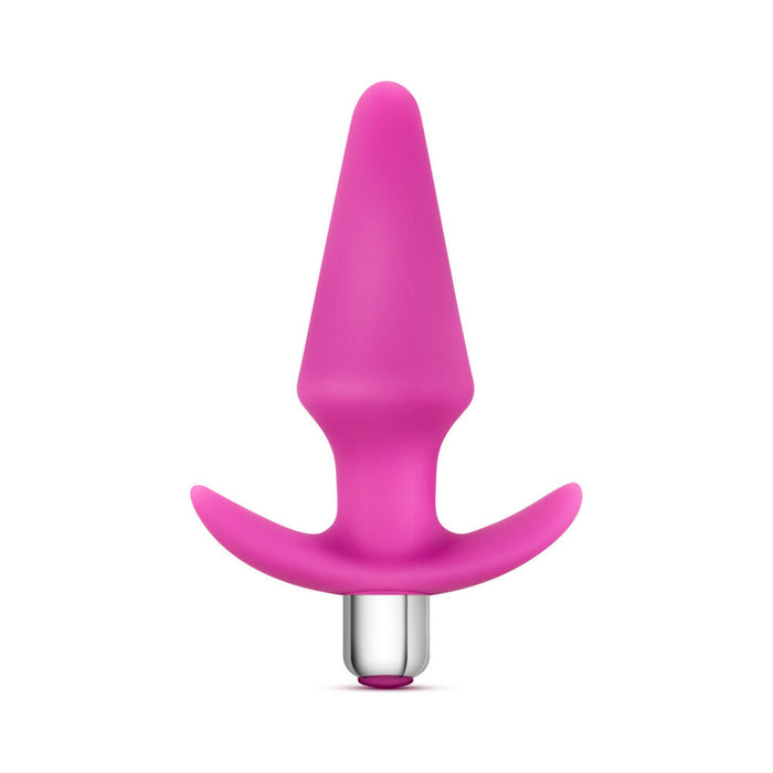 Blush Luxe Discover Vibrating Silicone Anal Plug Pink