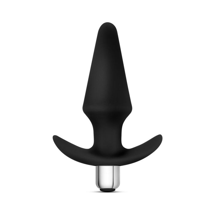 Blush Luxe Discover Vibrating Silicone Anal Plug Black