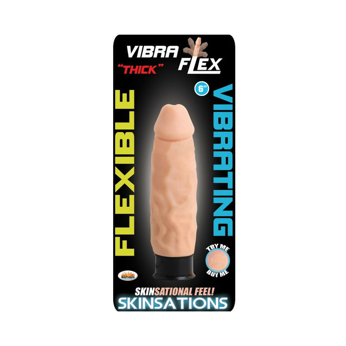 Skinsations Thick Vibraflex/6in Dildo 12 Functions