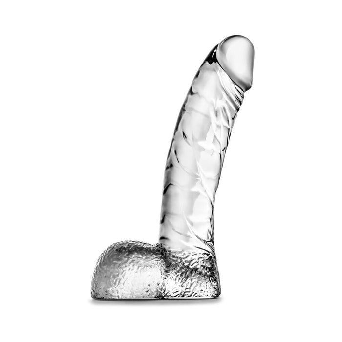 Blush Naturally Yours Ding Dong Realistic 5.5 in. Dildo with Balls Clear