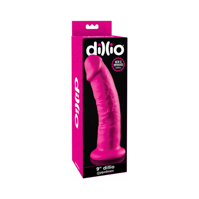 Pipedream Dillio 9 in. Realistic Dildo With Suction Cup Pink