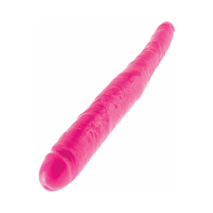 Pipedream Dillio 16 in. Double Dong Realistic Dual-Ended Dildo Pink